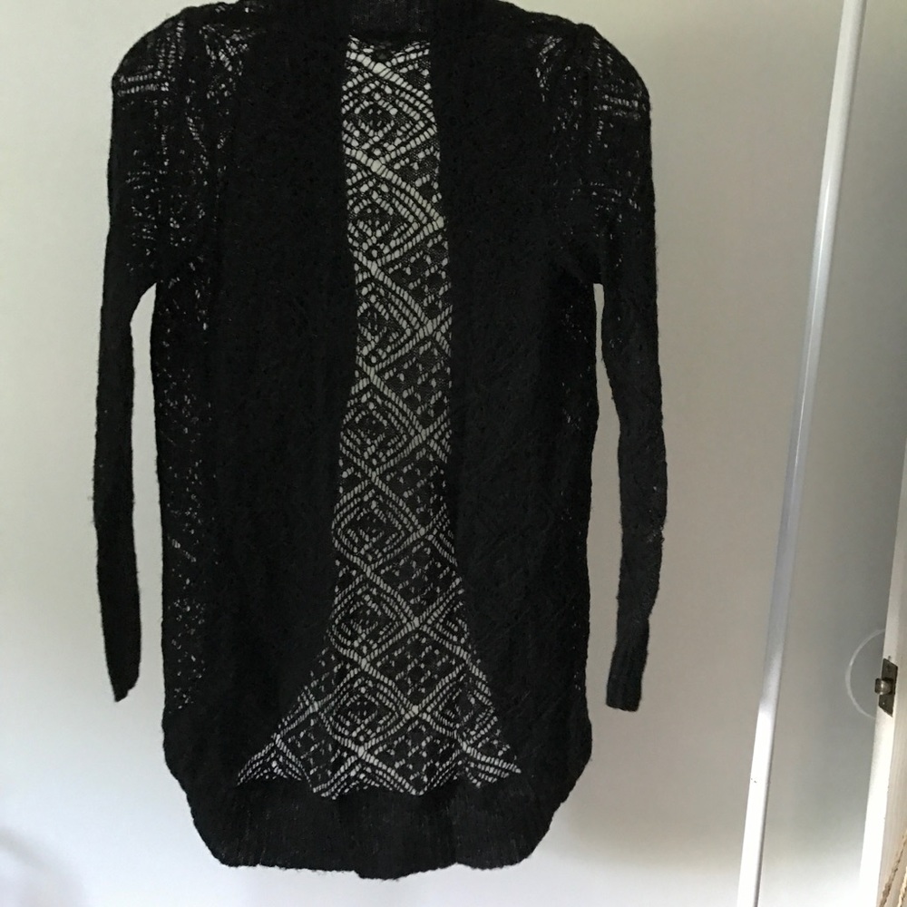 Black cardigan
